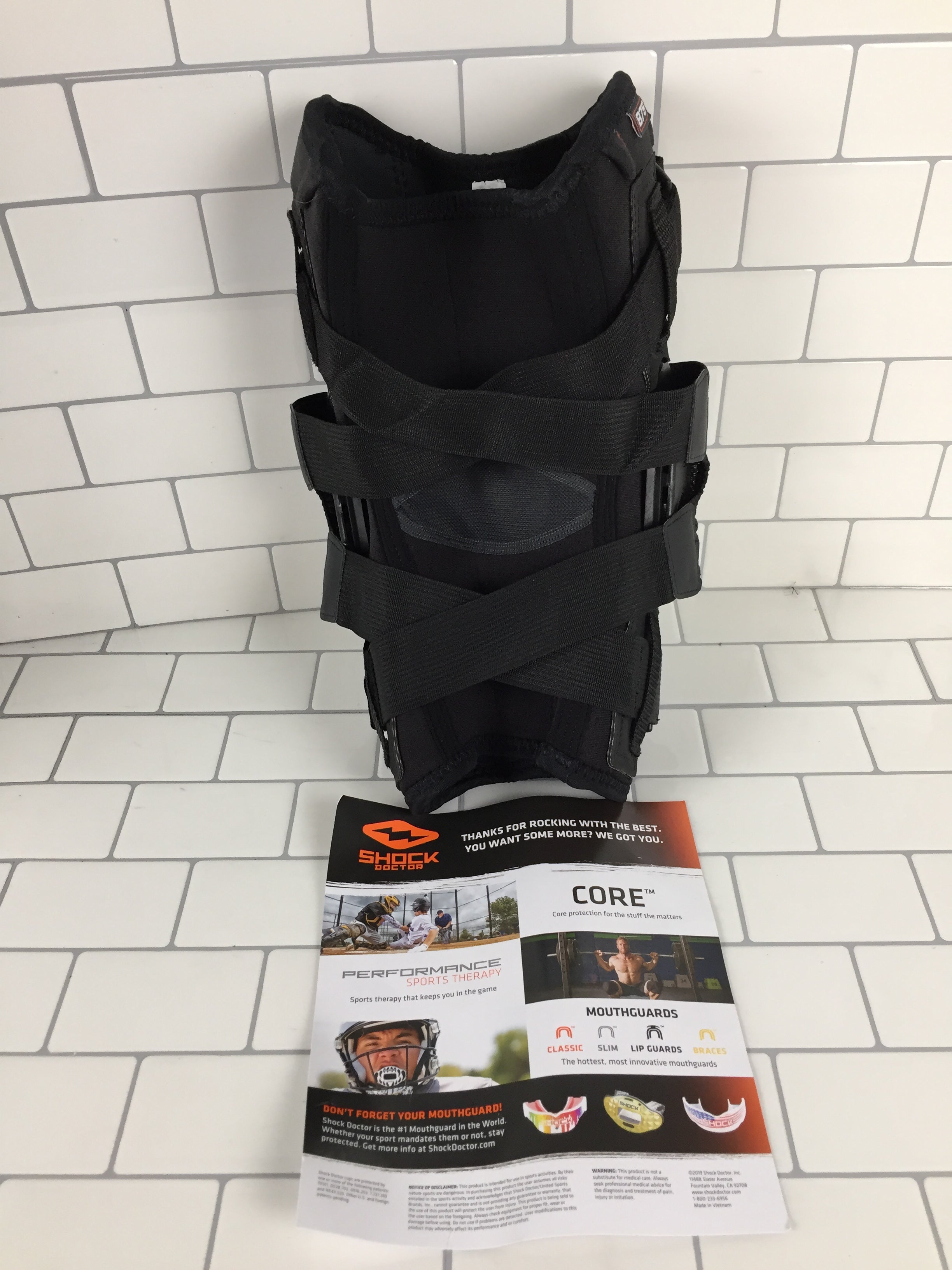 Hinged Knee Brace: Shock Doctor Maximum Support Compression Knee Brace (6925827211447)